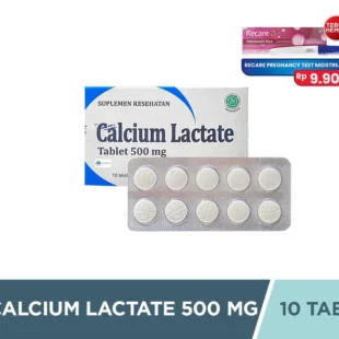 Calcium Lactate 500 mg 10 Tablet