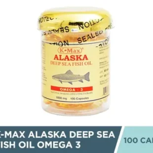 K-Max Alaska Deep Sea Fish Liver Oil Omega 3 (Isi 100)
