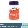 NOW Vitamin D3 1000 IU 30 Softgels