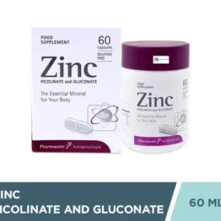 Zinc Picolinate and Gluconate 60 Kapsul