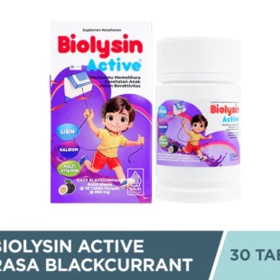 Biolysin Active Rasa Blackcurrant 30 Tablet Kunyah
